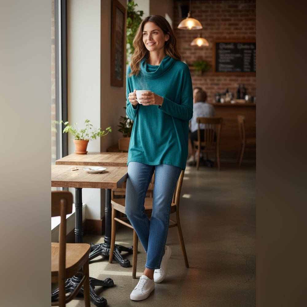 J. Jill Cowl Neck Women Sweater